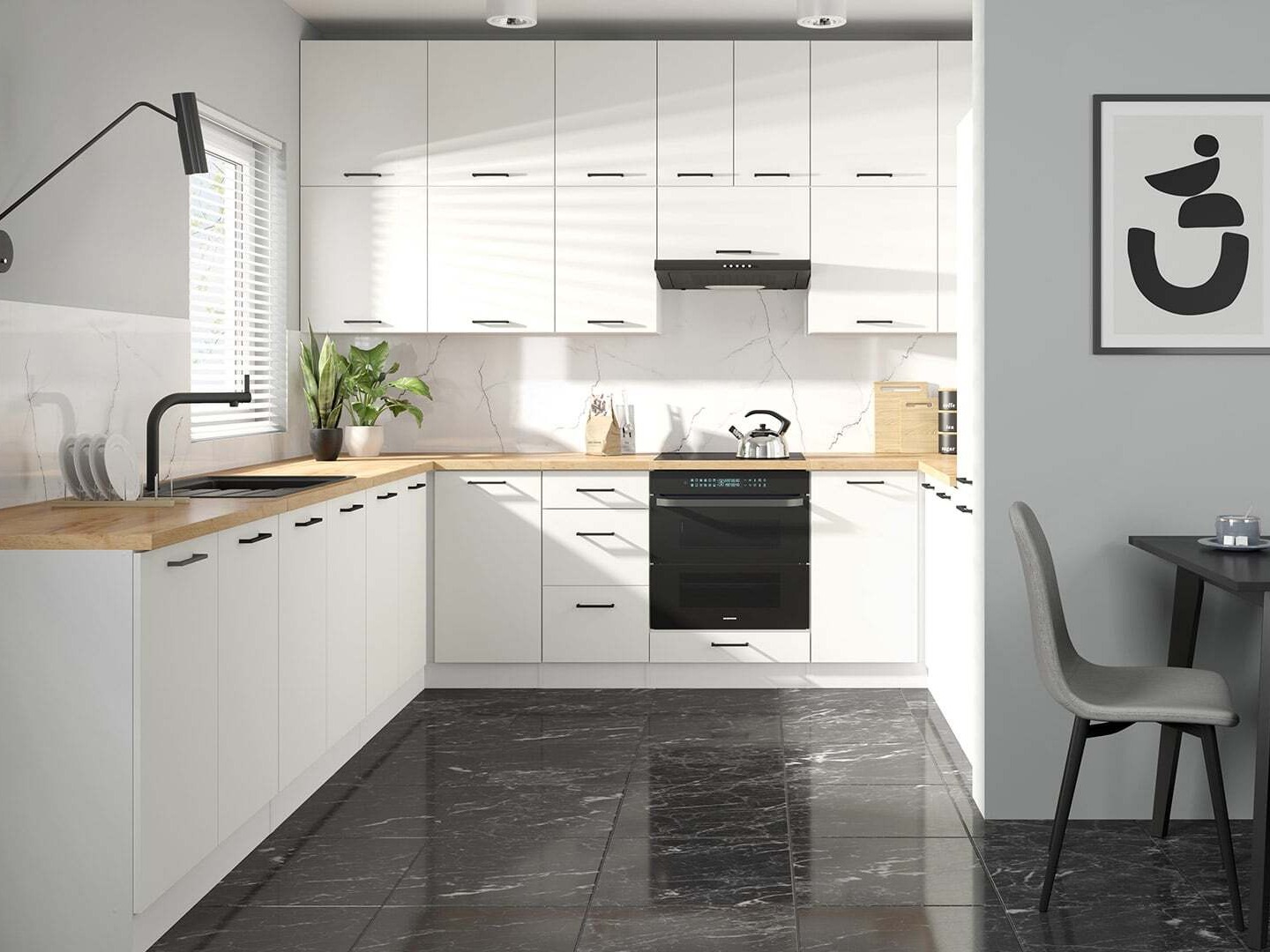 Collection de cuisine Line White