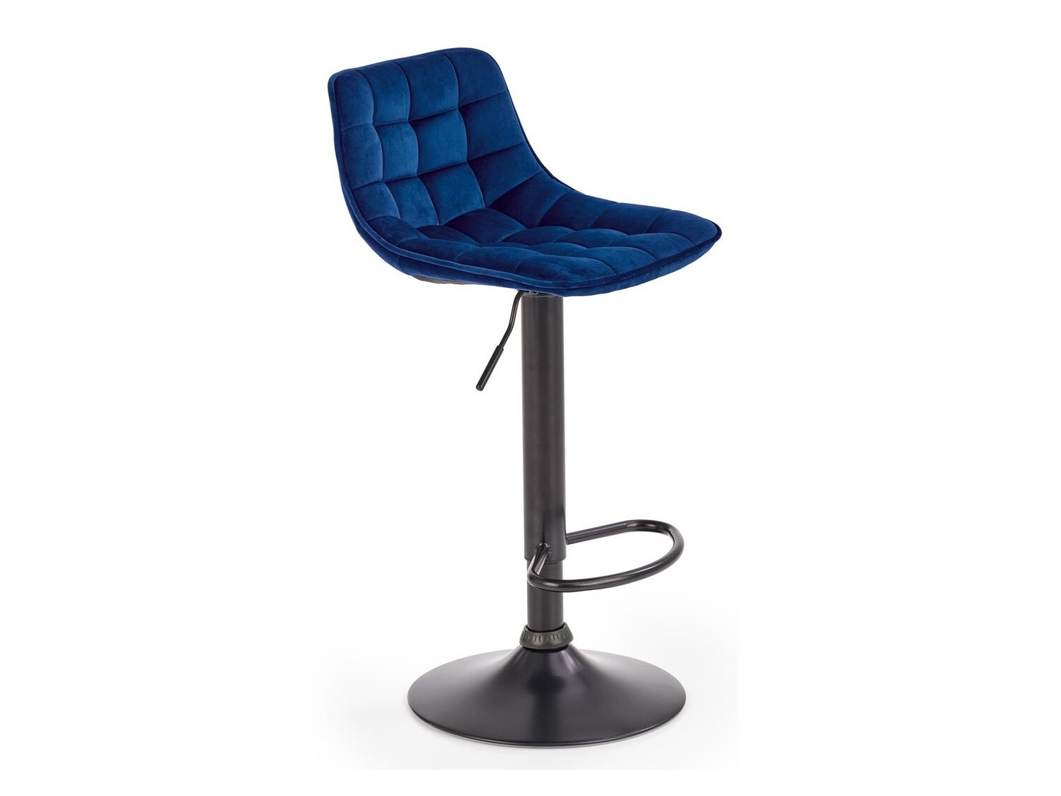 Chaise de bar mi-hauteur Houston 964 (Bleu foncé)