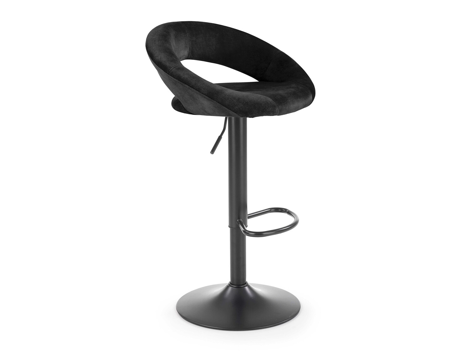 Chaise de bar mi-hauteur Houston 994 (Noir)