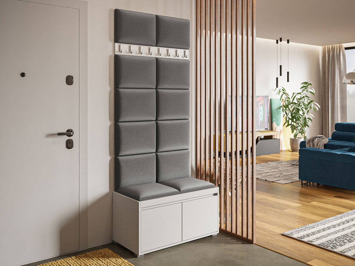 Meuble d'entrée Comfivo Pinus IV (Blanc + Manila 16)