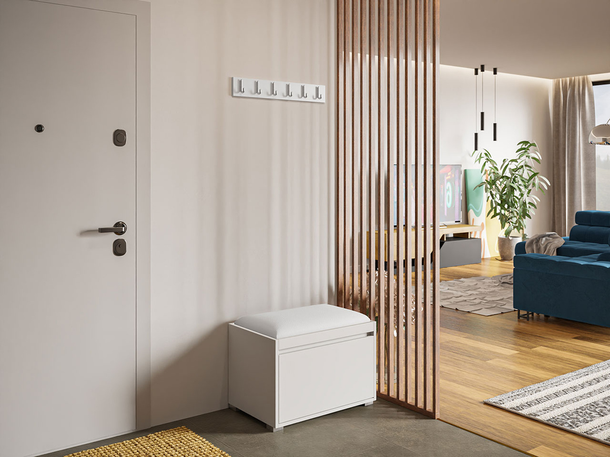 Meuble d'entrée Comfivo Pinus VIII (Blanc + Soft 017)