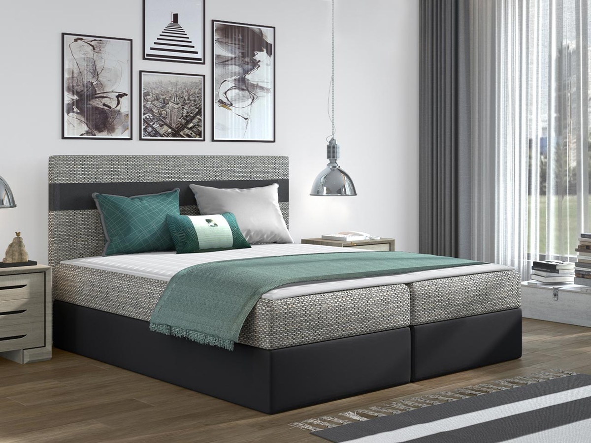 Lit boxspring Memphis 101 (Lawa 05 + Soft 011)