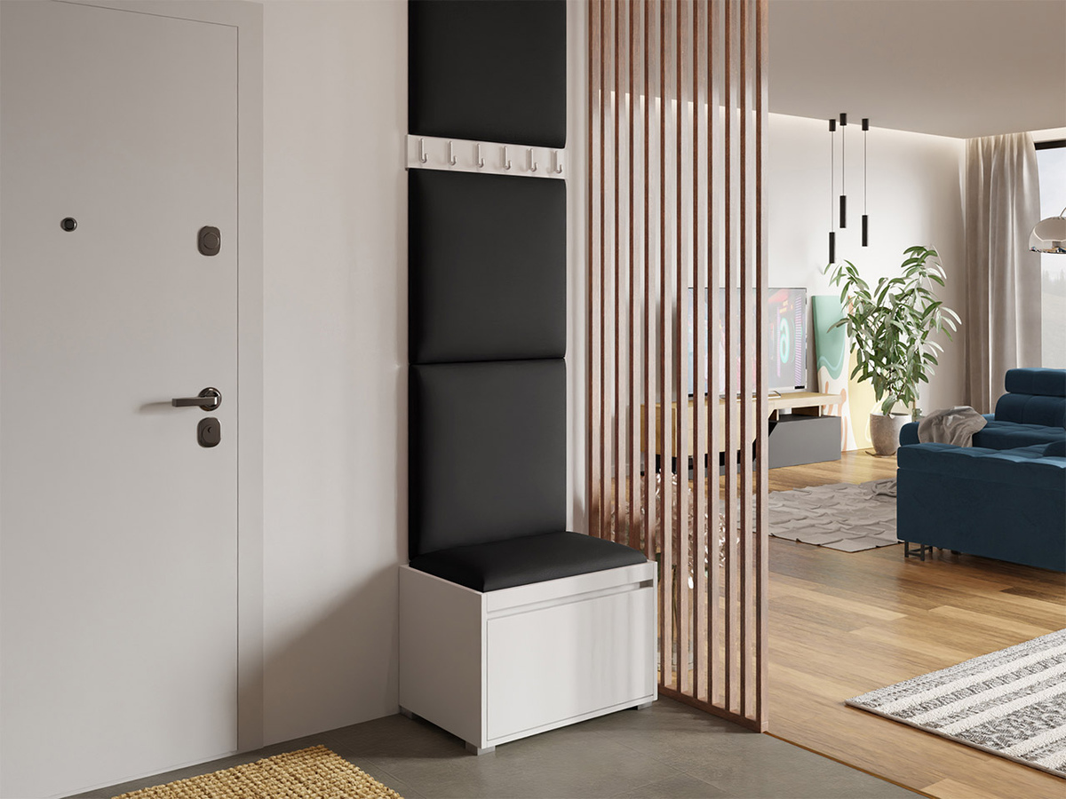 Meuble d'entrée Comfivo Pinus IX (Blanc + Soft 011)