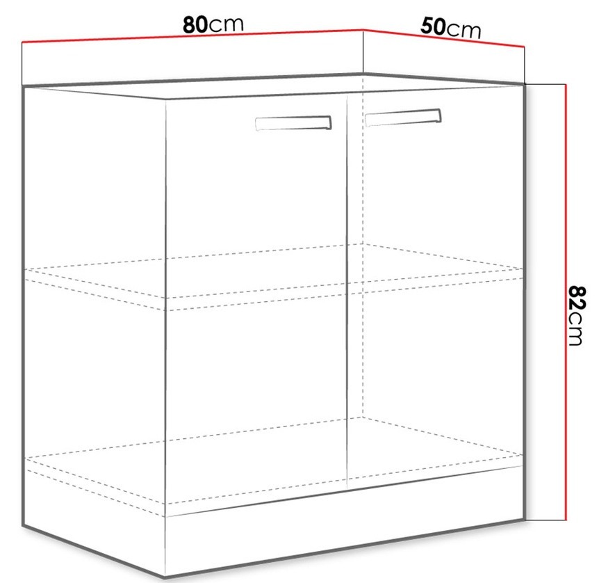 Armoire modulaire avec portes Multi Grey 112
