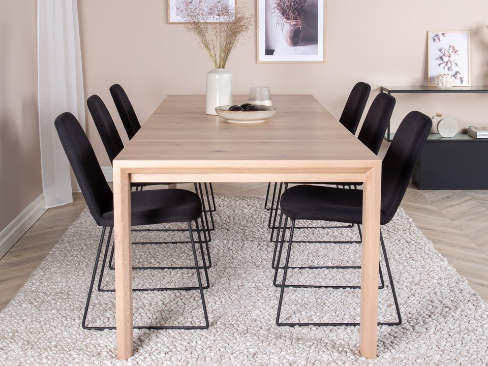 Salle à manger complète Dallas 5027 (Chêne)