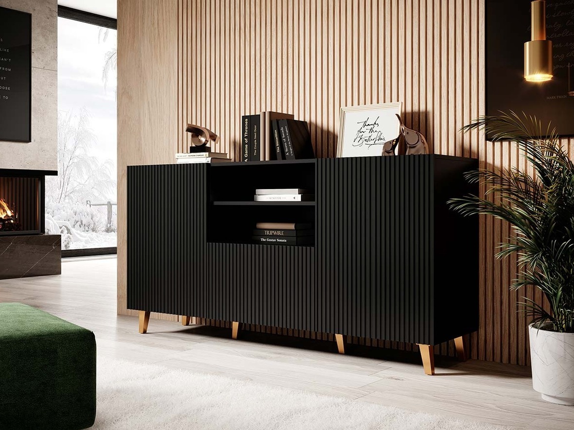 Commode Levmari 100 (Noir)