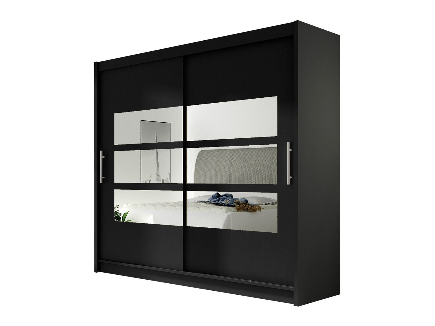 Armoire Closico Pallor III (Noir)