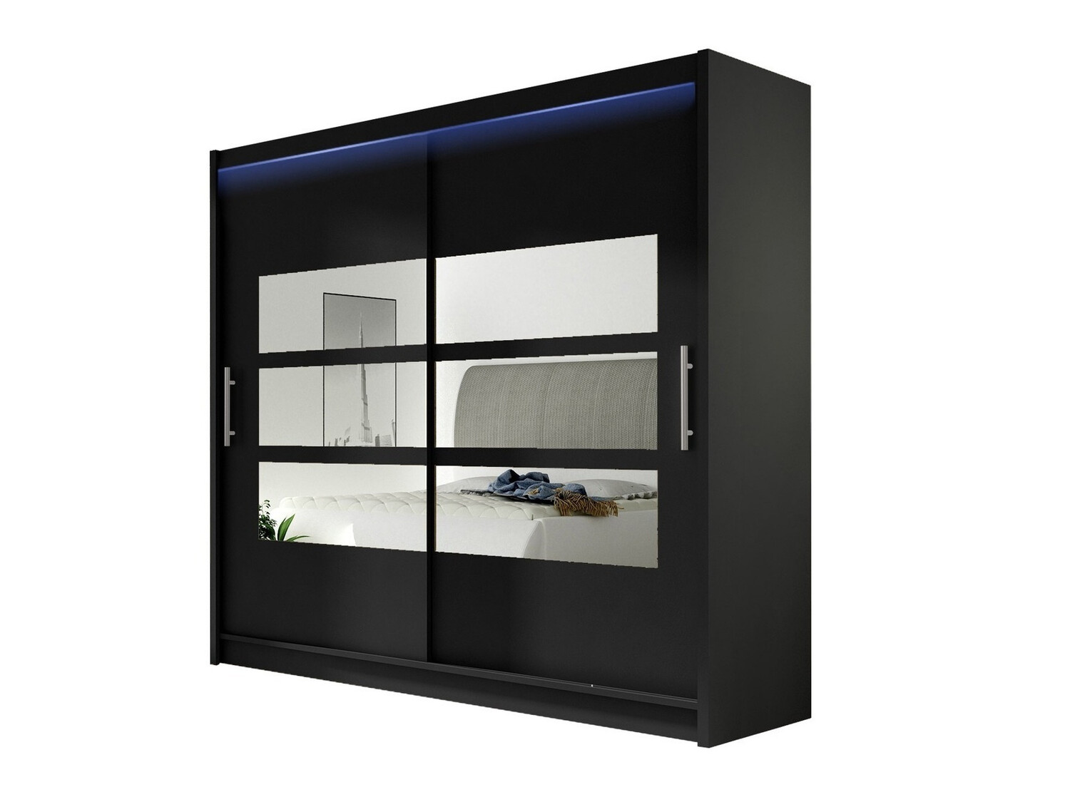 Armoire Closico Pallor III (Noir)