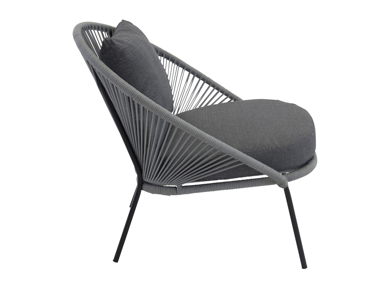 Fauteuil de jardin Dallas 1079 (Gris)