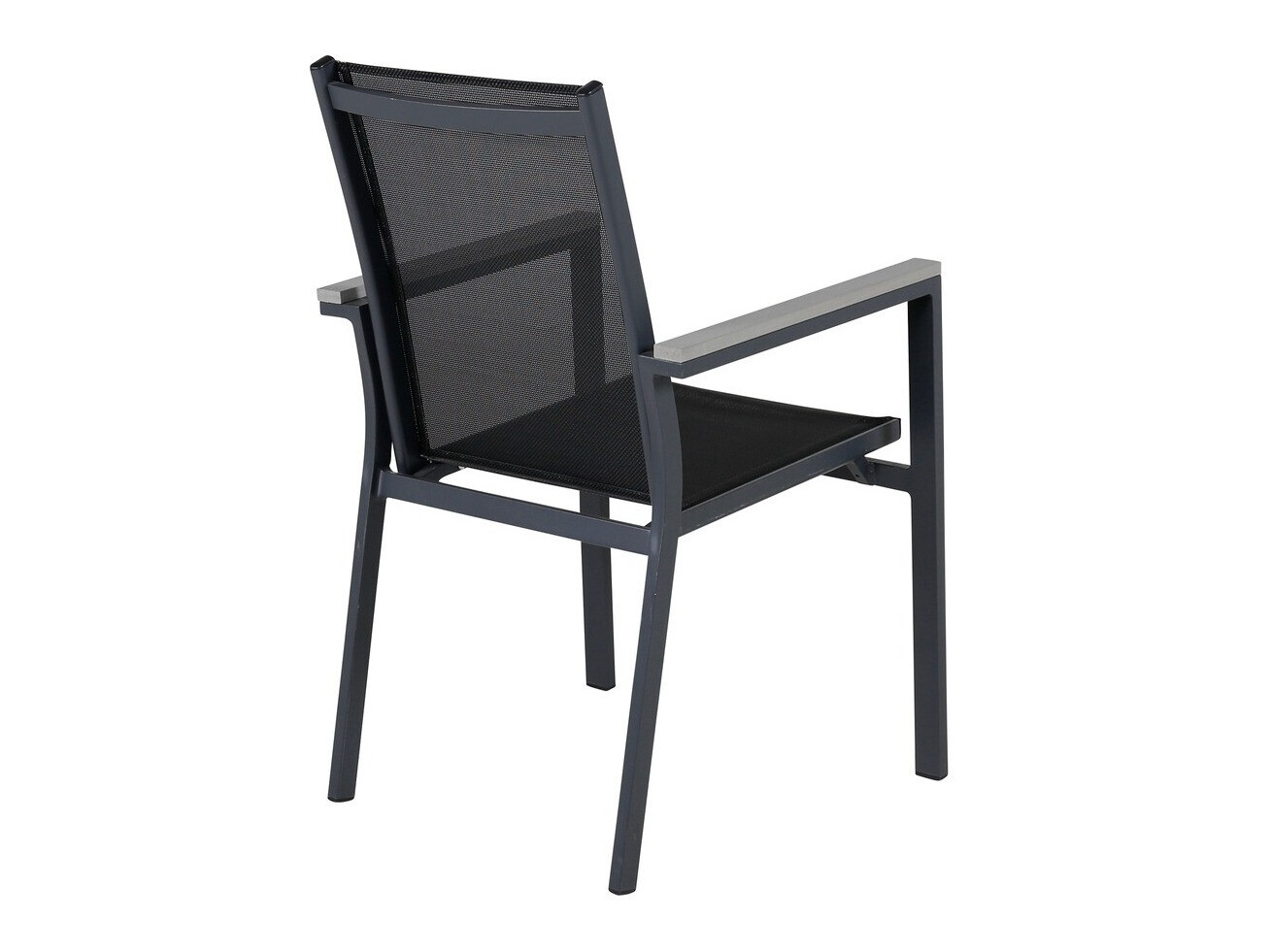Chaise de jardin Dallas 2775 (Noir + Gris)