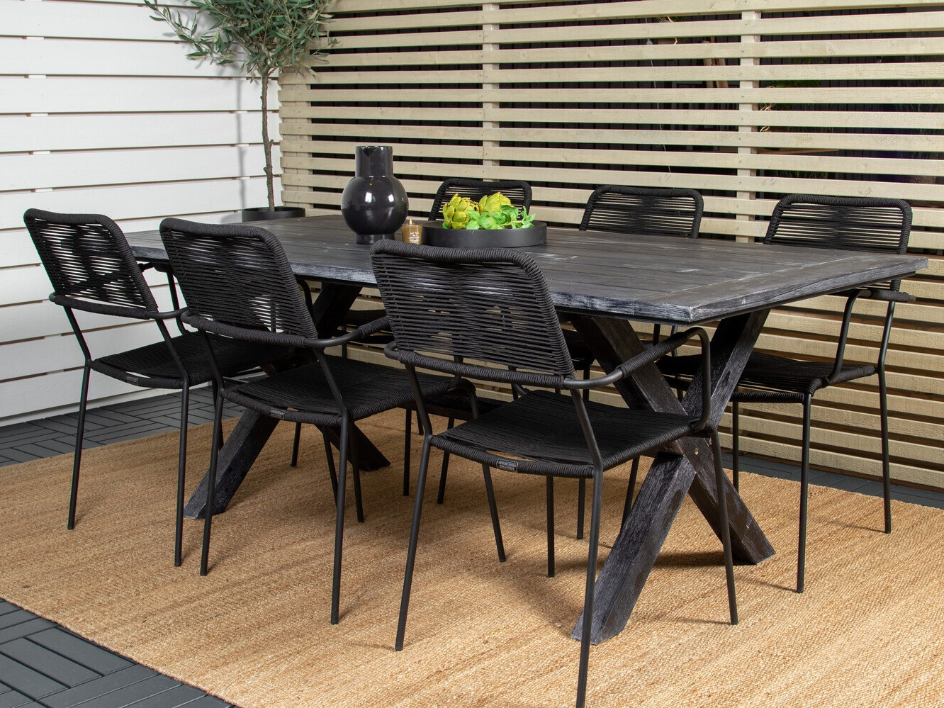 Ensemble table et chaises Dallas 2872
