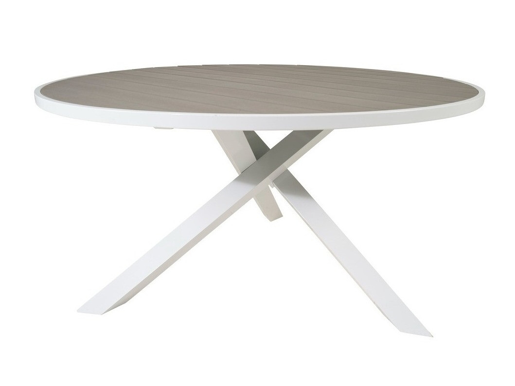 Table de jardin Dallas 2153 (Gris + Blanc)