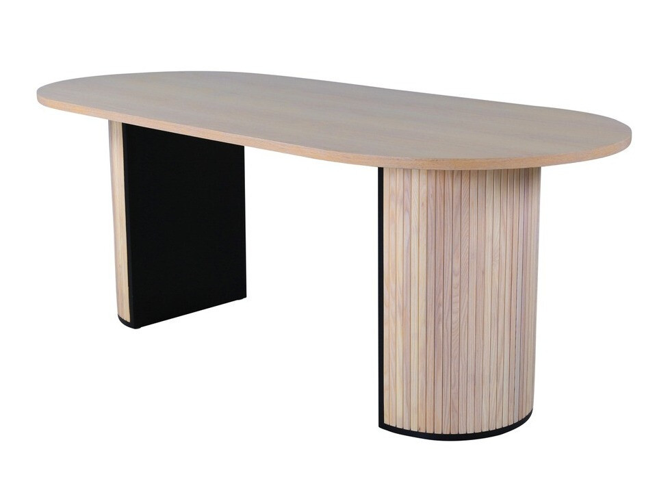 Table Dallas 1712 (Clair bois + Noir)