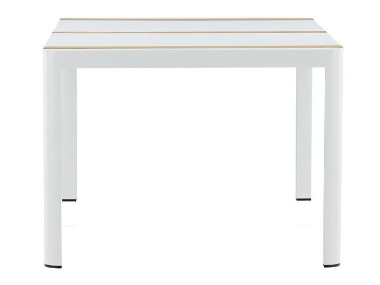 Table de jardin Dallas 2828 (Blanc + Marron)