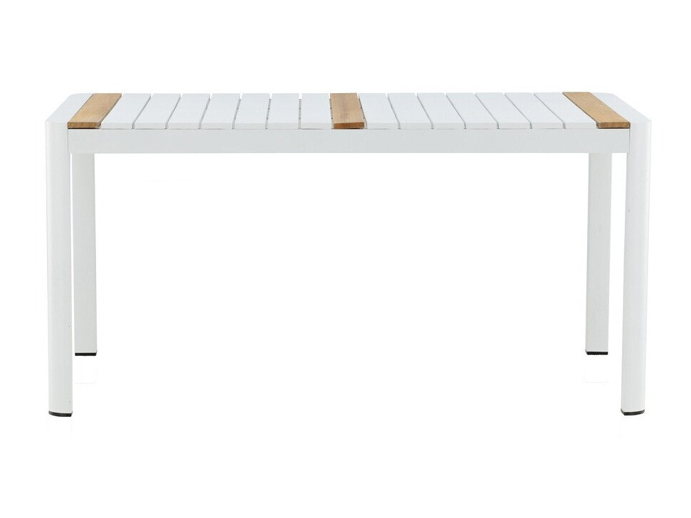 Table de jardin Dallas 2828 (Blanc + Marron)