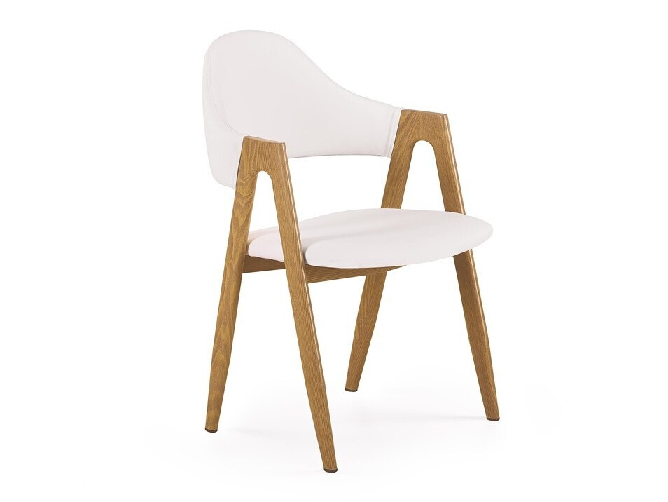 Chaise Houston 561 (Blanc + chêne)