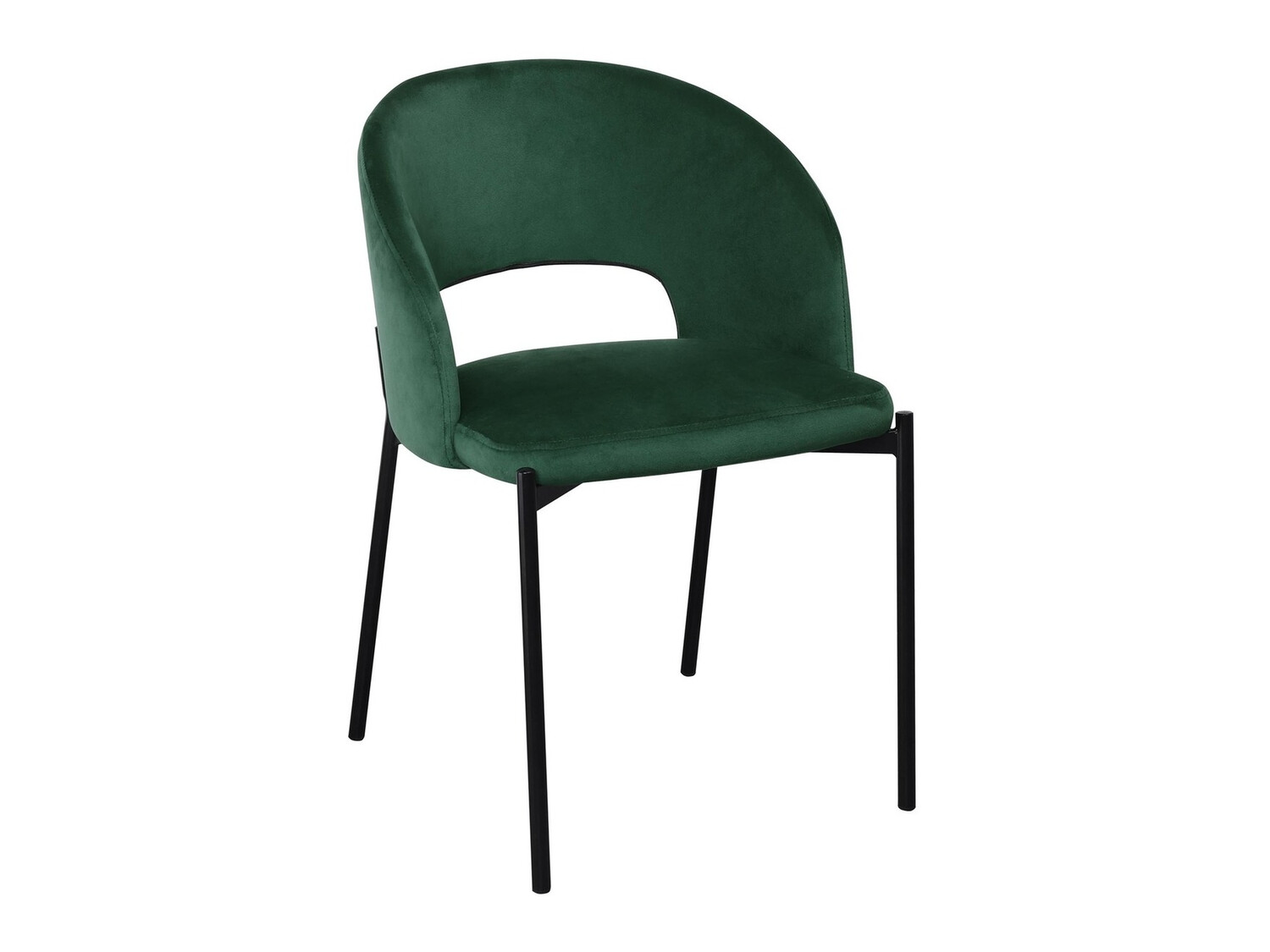 Chaise Houston 1157 (Vert foncé + Noir)