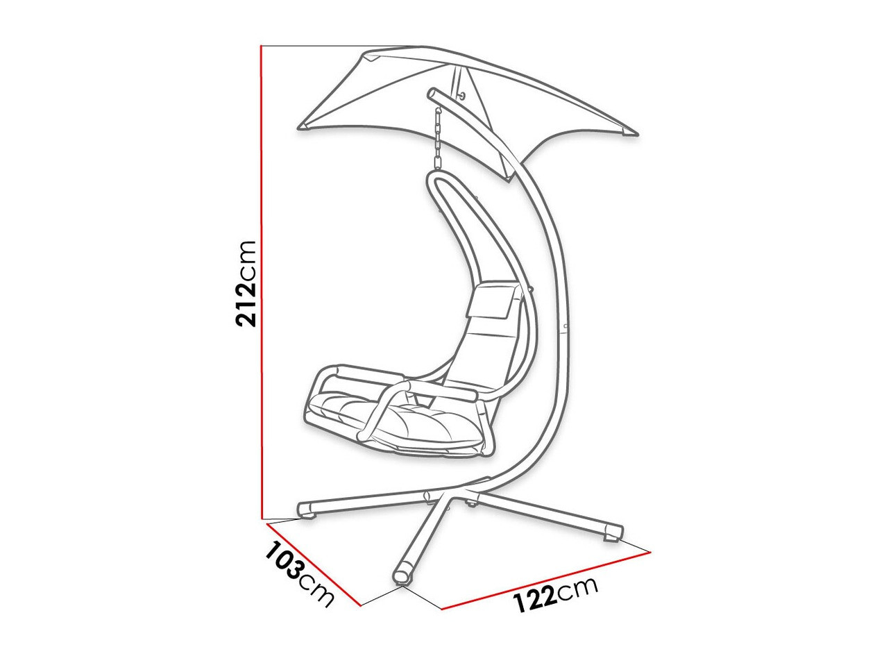Chaise suspendu Comfivo Myrtus II