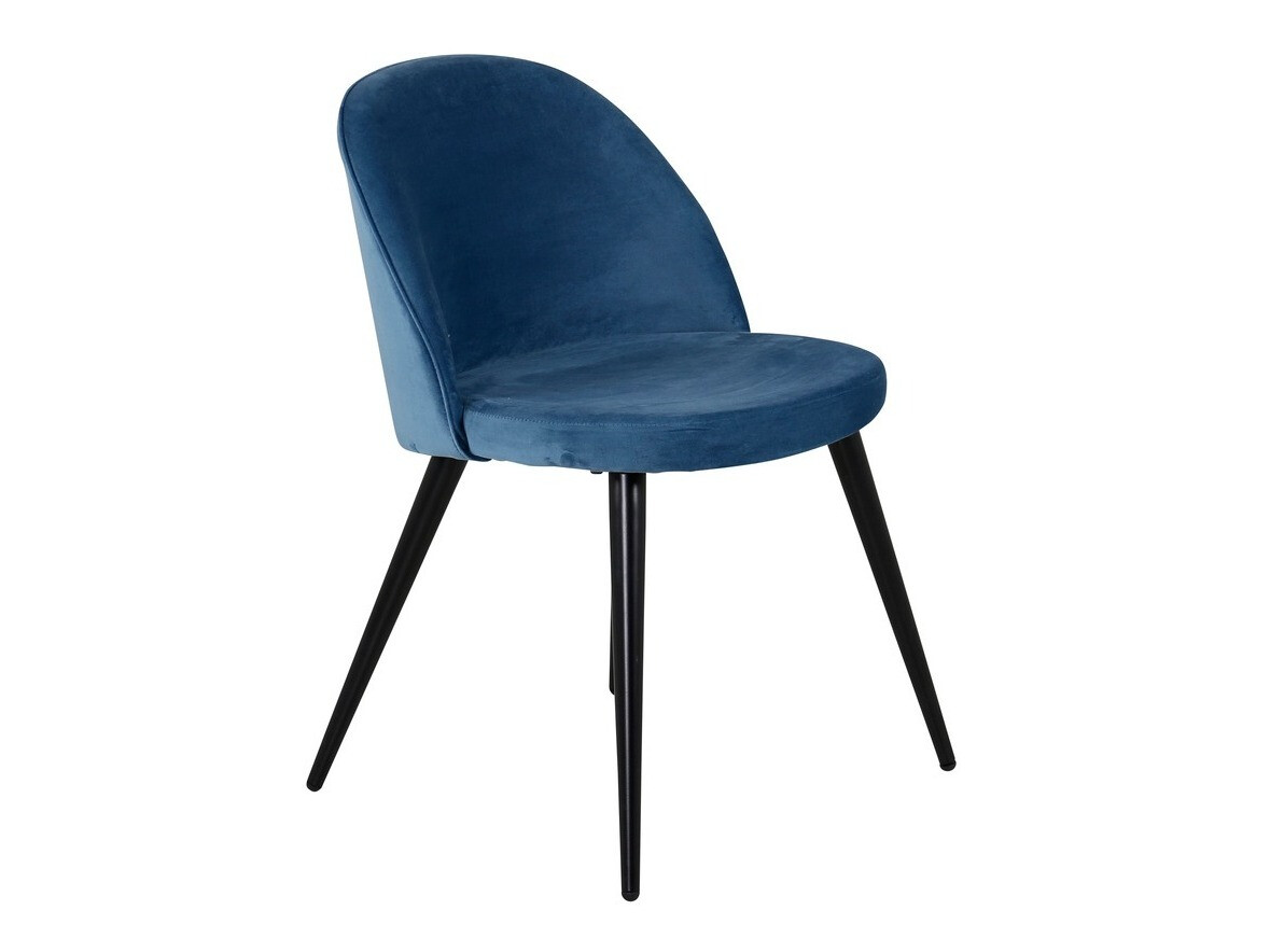 Chaise Dallas 153 (Bleu foncé + Noir)