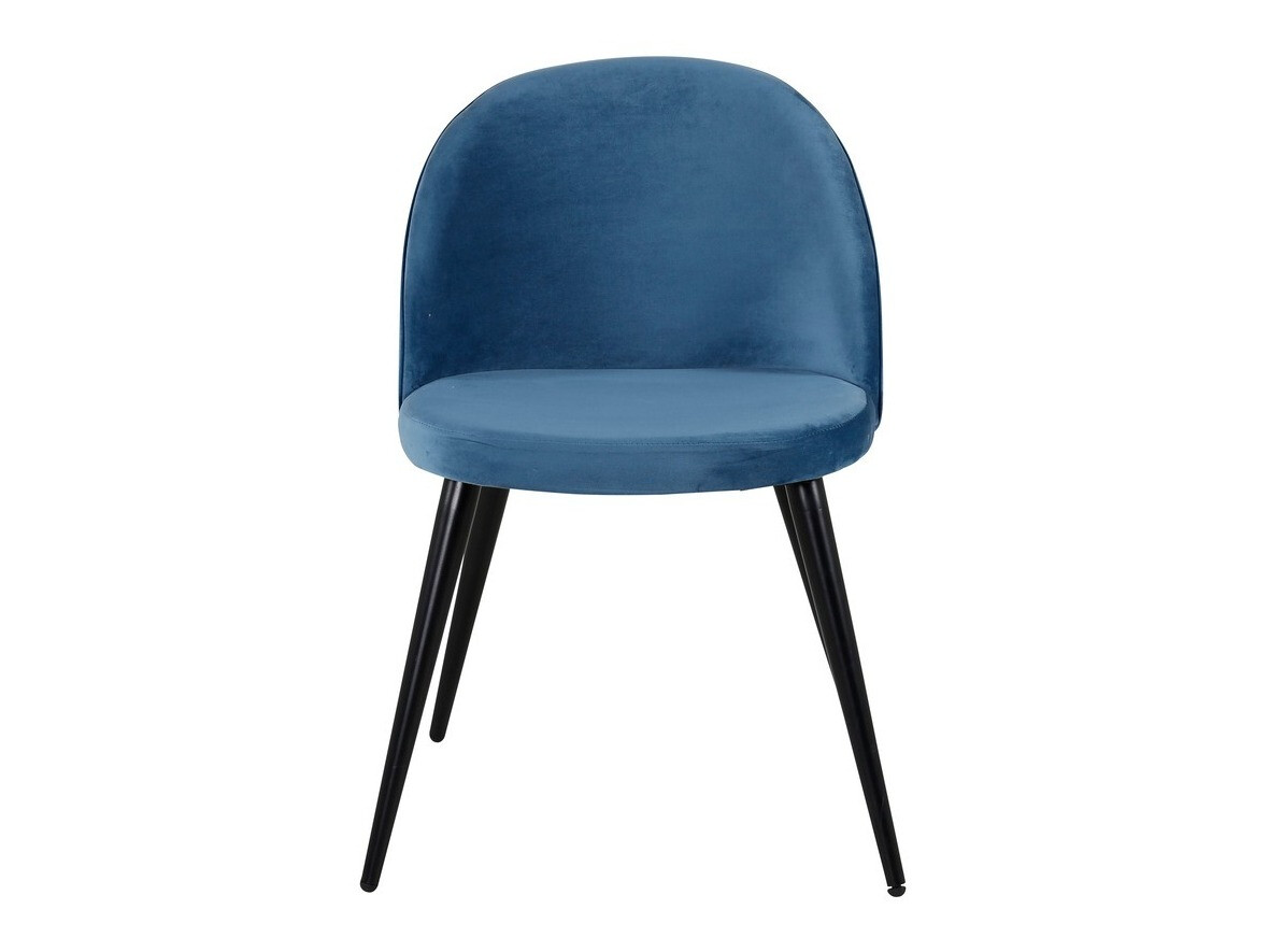 Chaise Dallas 153 (Bleu foncé + Noir)