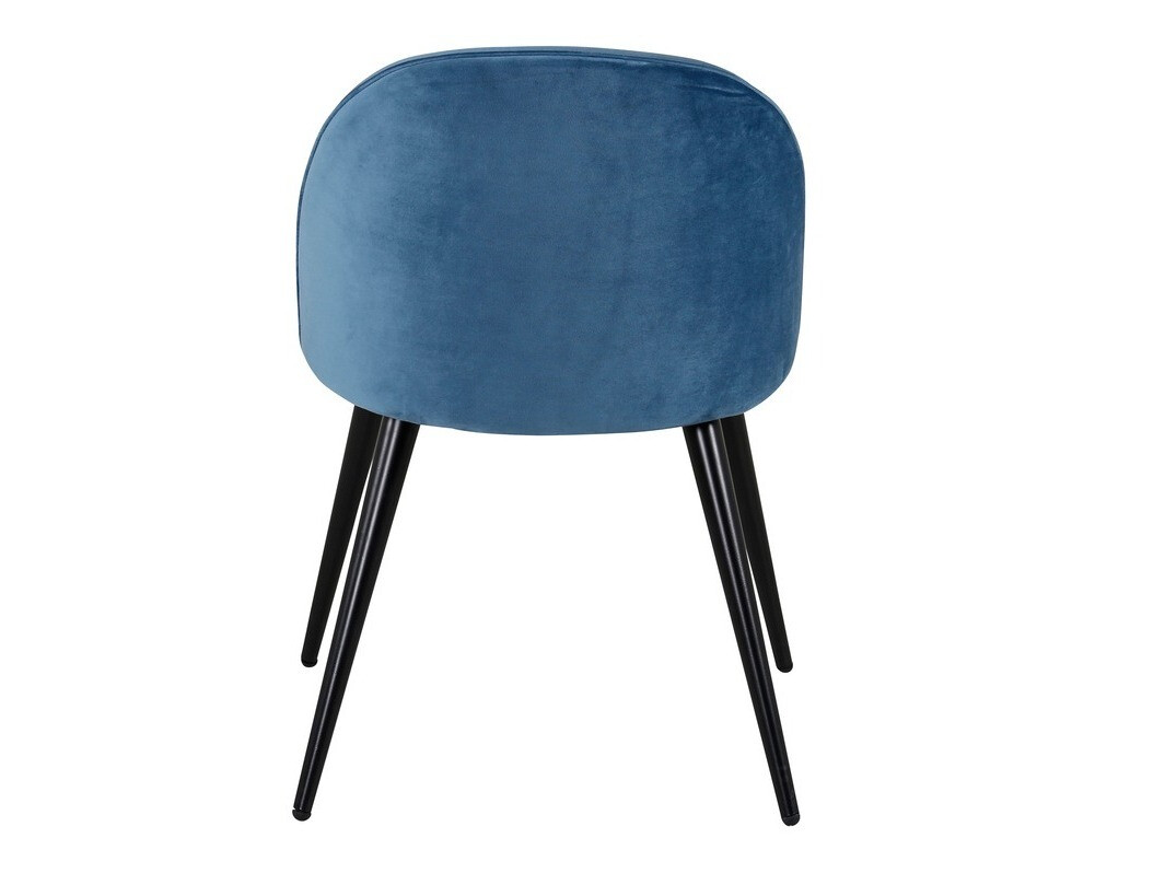 Chaise Dallas 153 (Bleu foncé + Noir)