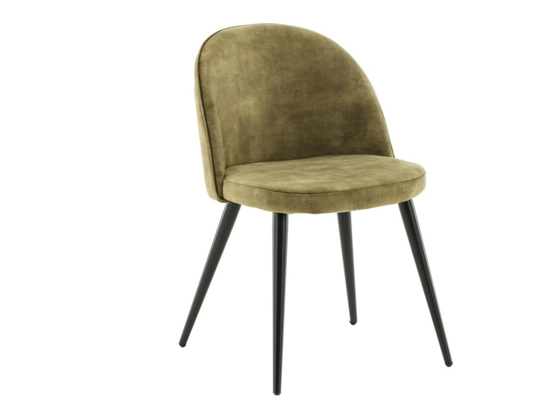 Chaise Dallas 153 (Vert poussiéreux + Noir)