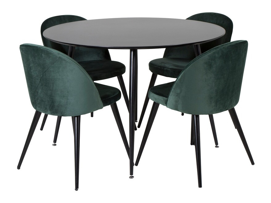 Chaise Dallas 153 (Vert + Noir)
