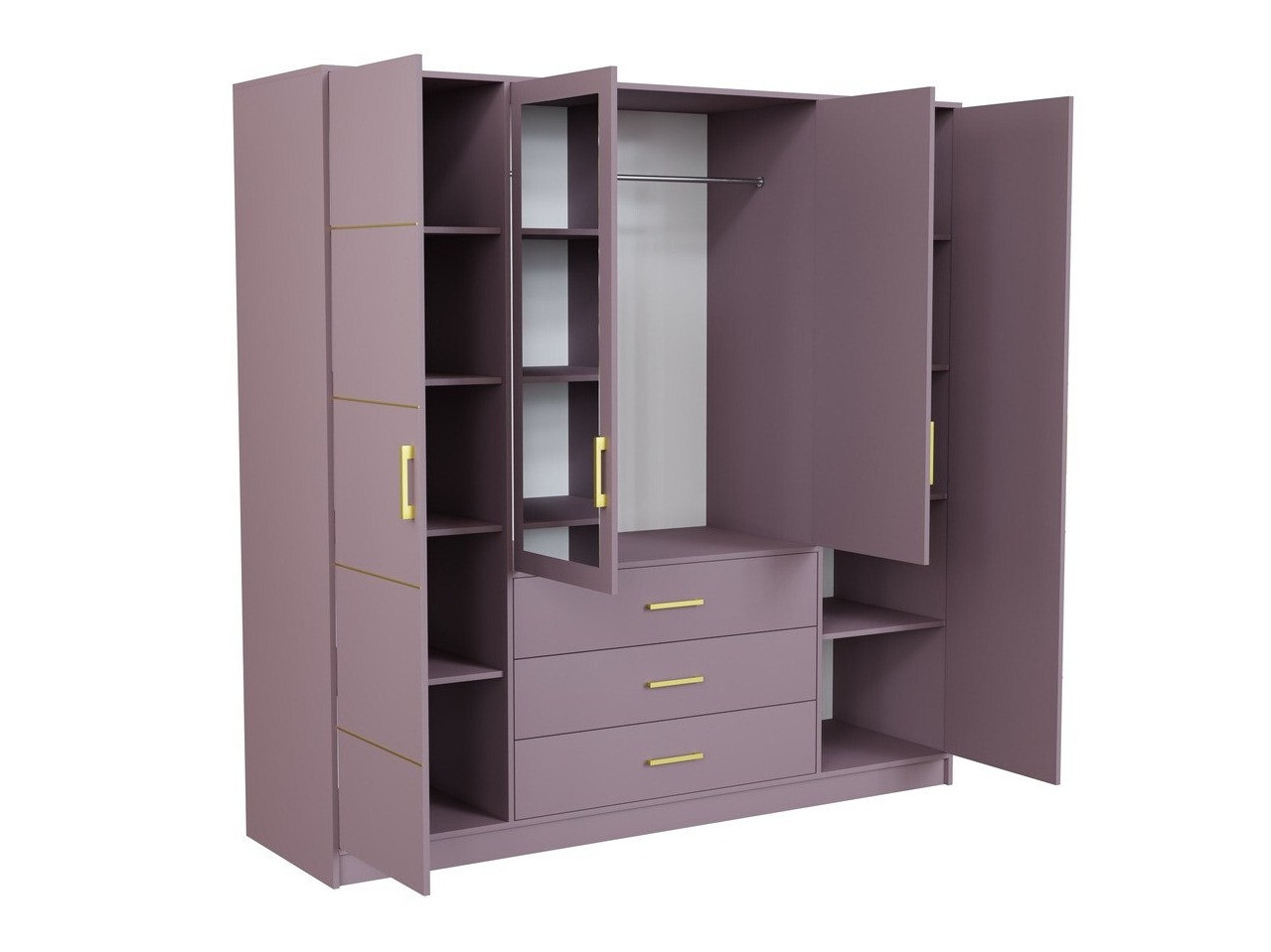 Armoire Rosa I (Pourpre)
