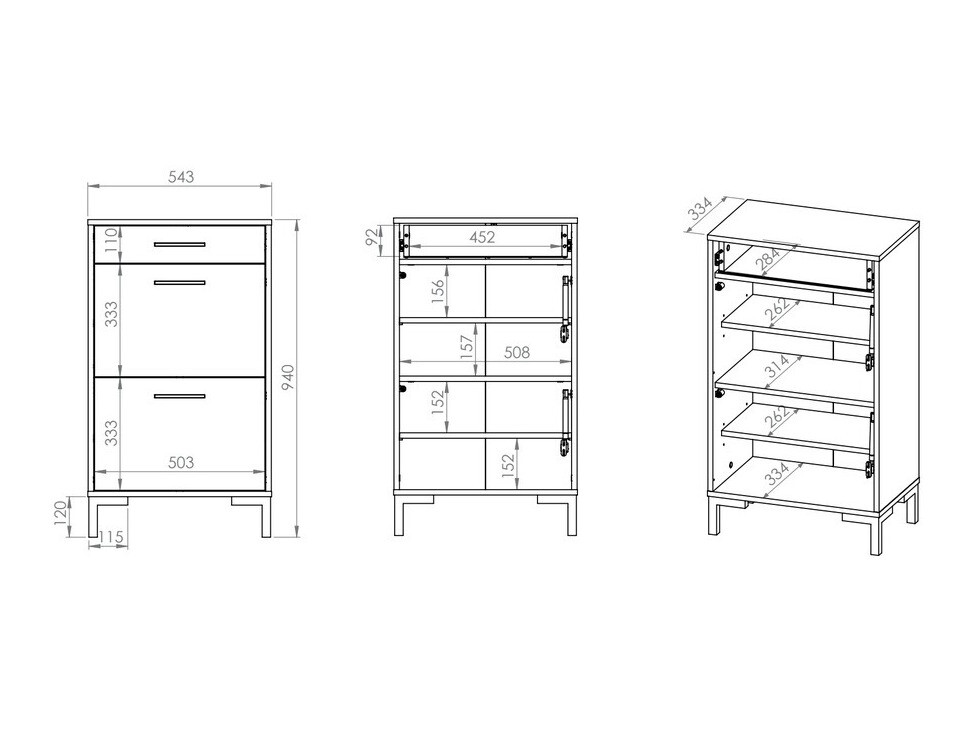 Meubles à chaussures Larnolo 101