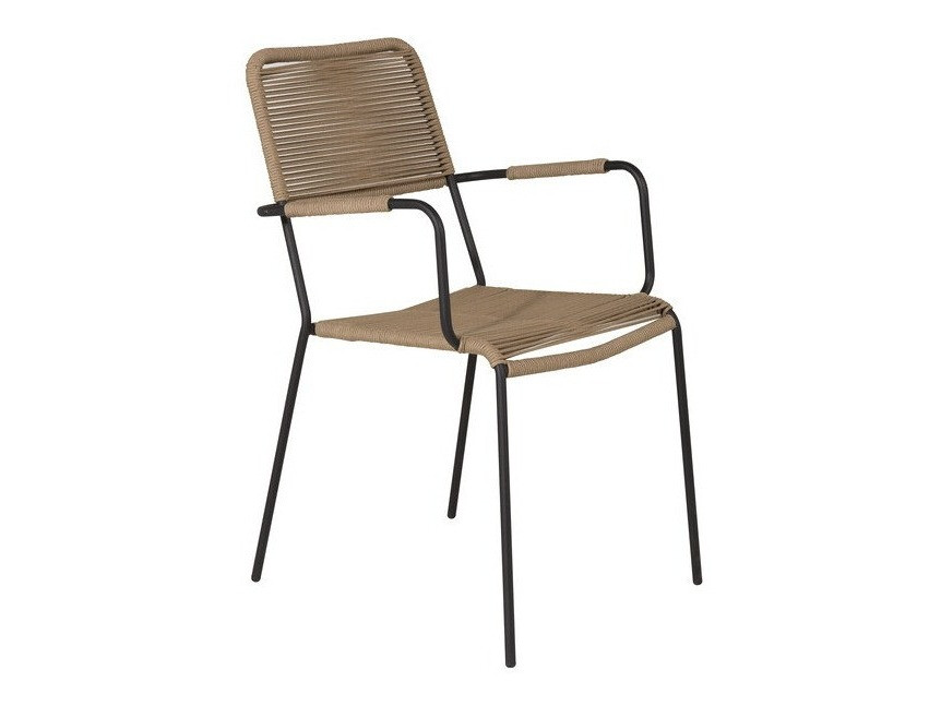Chaise de jardin Dallas 2819 (Marron + Noir)