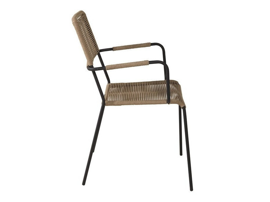 Chaise de jardin Dallas 2819 (Marron + Noir)