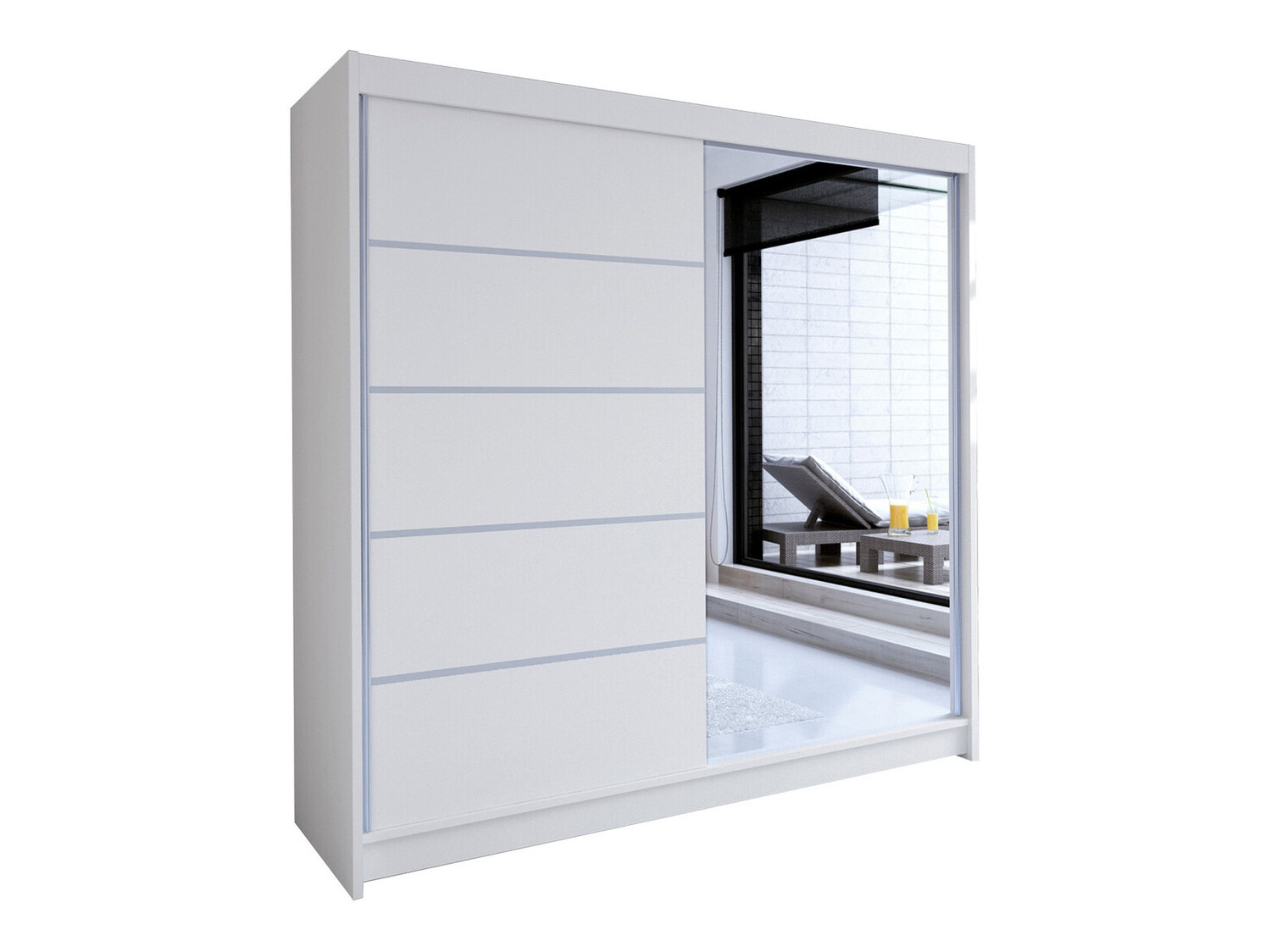 Armoire Closico Cavaris III (Blanc)