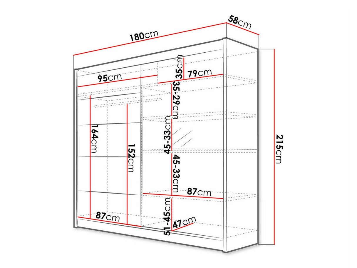Armoire Closico Cavaris III (Blanc)