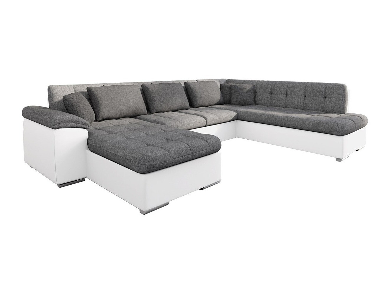 Canapé d'angle Comfivo Gemma IV (Soft 017 + Lux 05 + Lux 06)