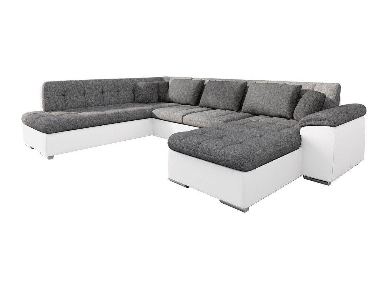Canapé d'angle Comfivo Gemma IV (Soft 017 + Lux 05 + Lux 06)