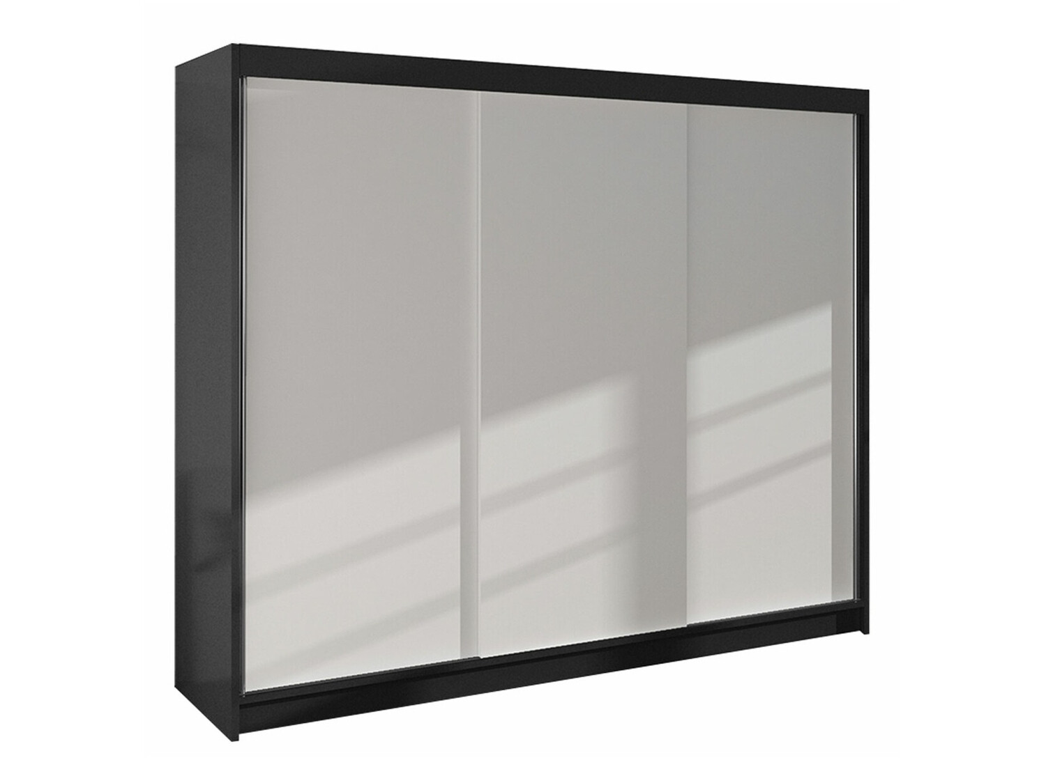 Armoire Closico Durion II (Noir + Blanc)