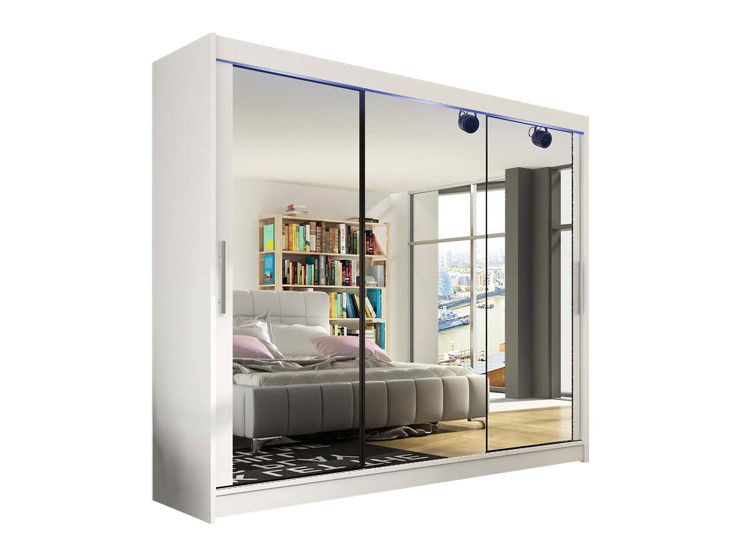 Armoire Closico Ordo III (Blanc)