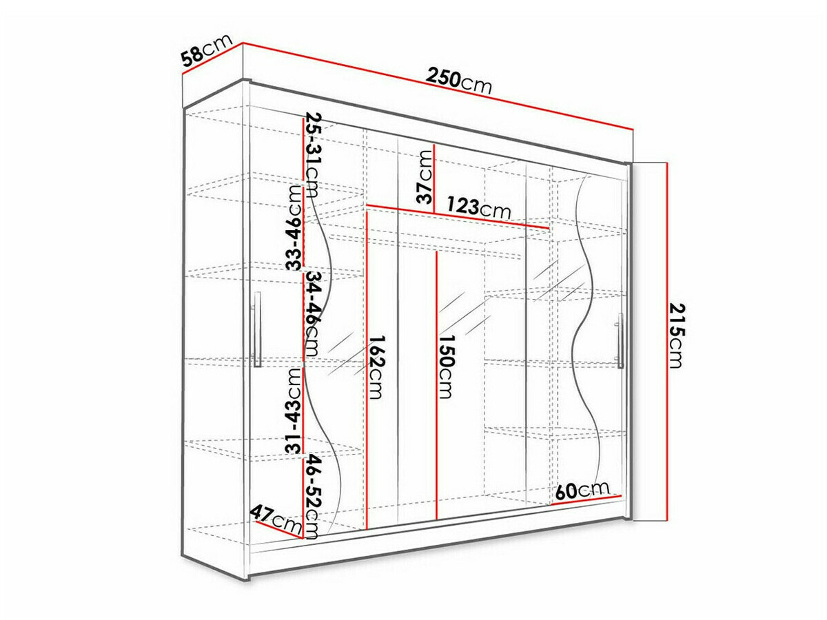 Armoire Closico Ordo III (Noir)