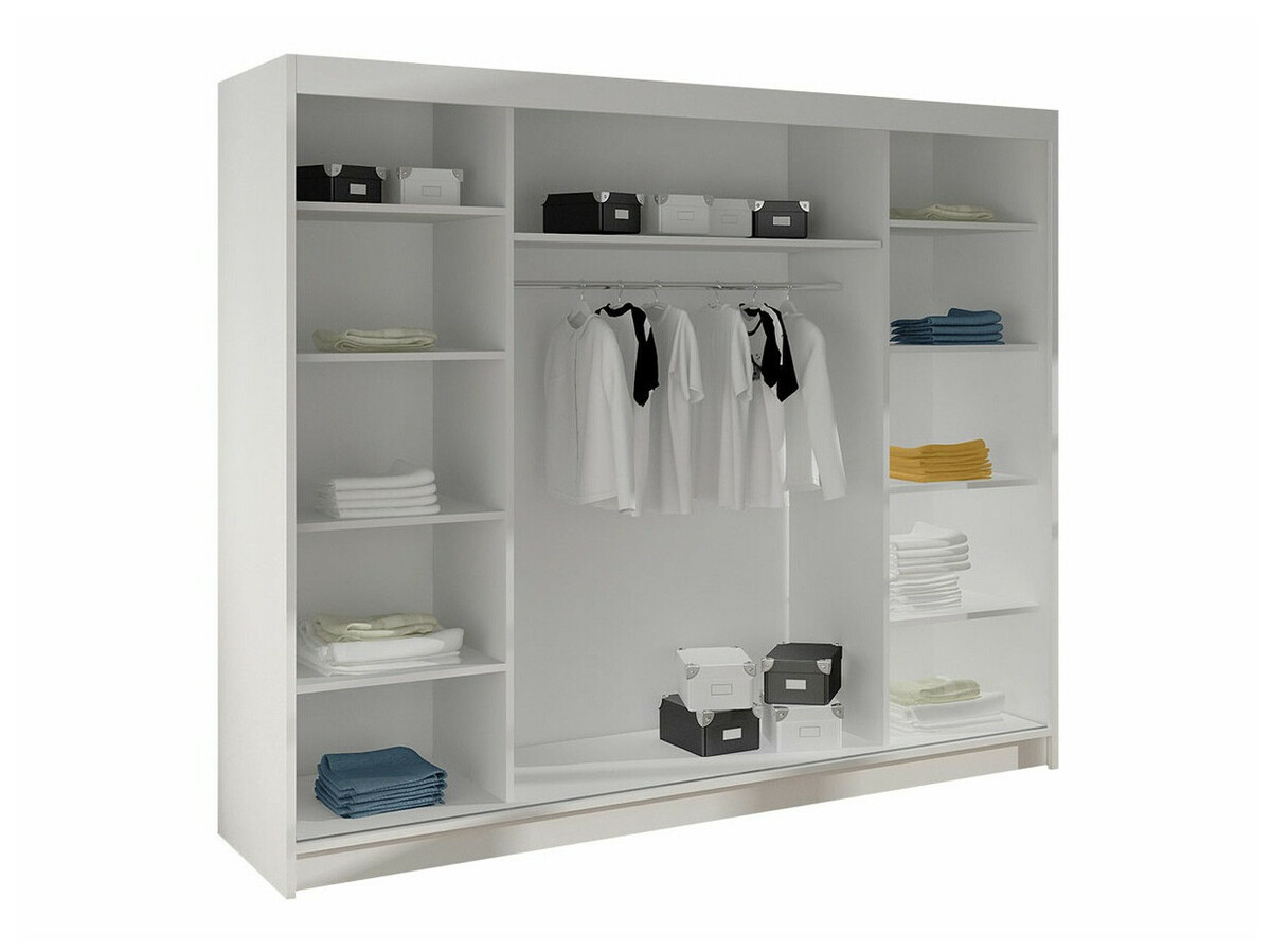 Armoire Closico Durion I (Chêne Artisan + Blanc)