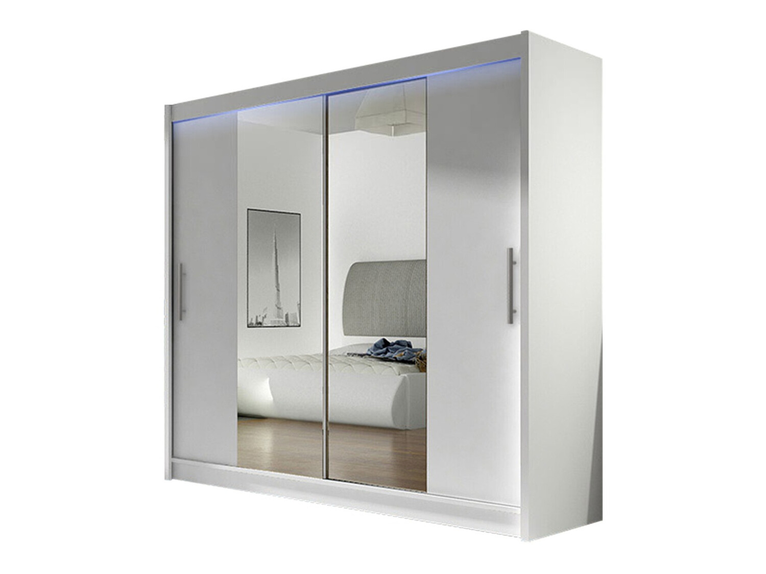 Armoire Closico Pallor II (Blanc)