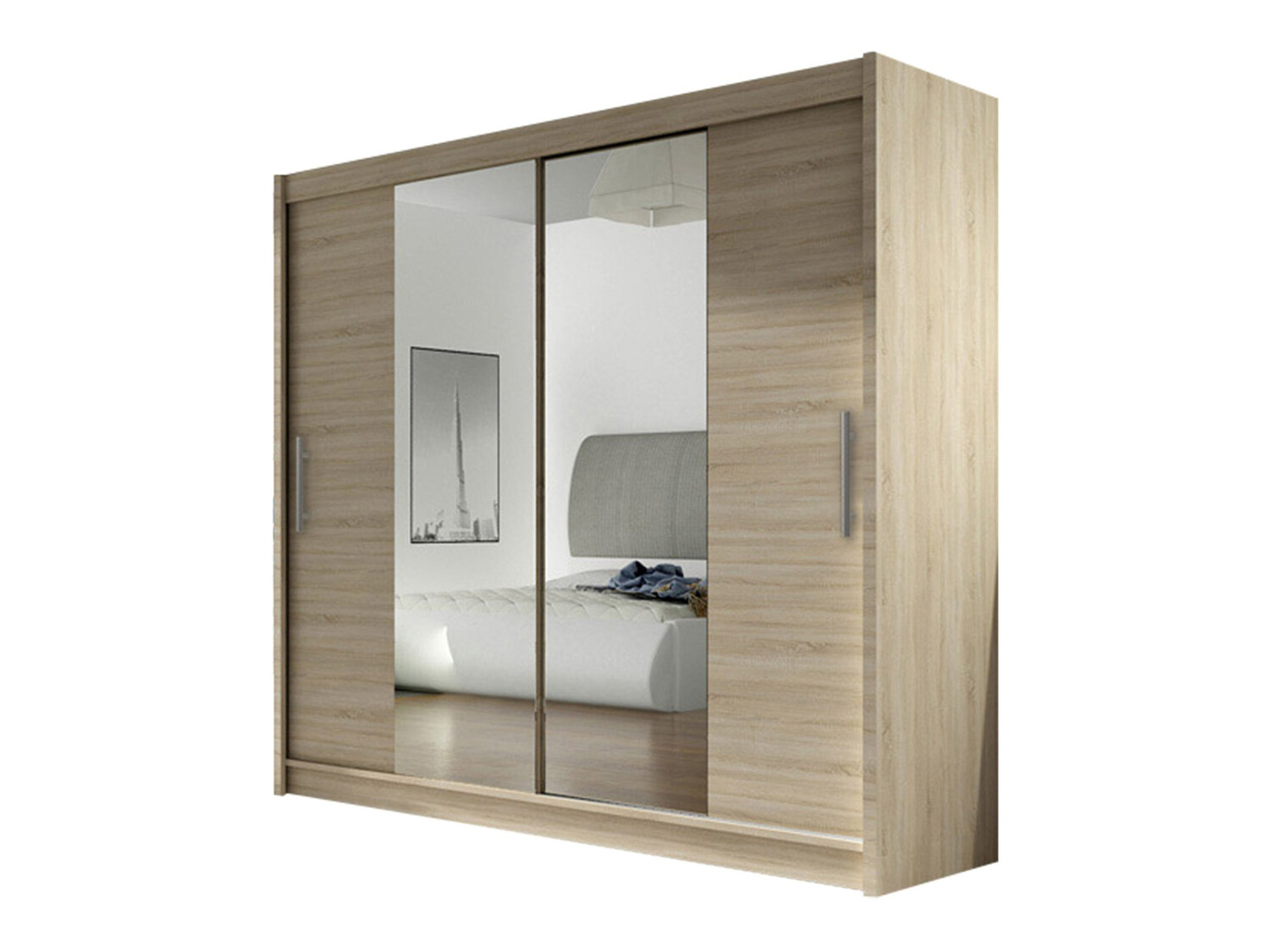 Armoire Closico Pallor II (Sonoma chêne)