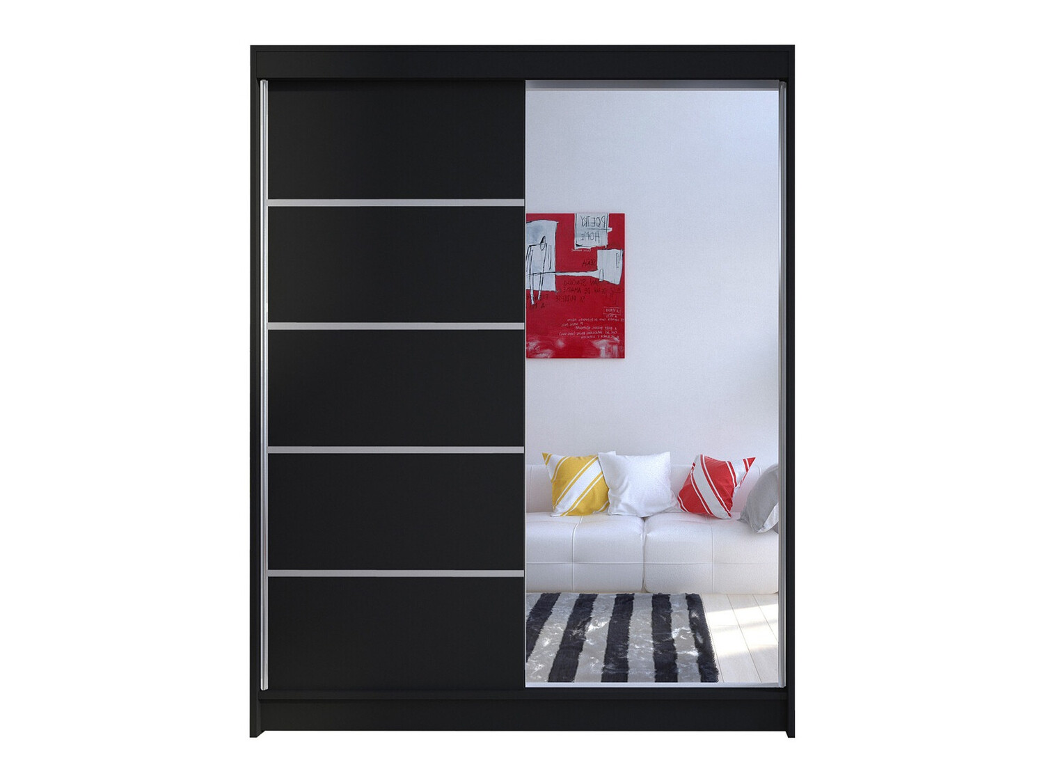 Armoire Closico Vastor III (Noir)
