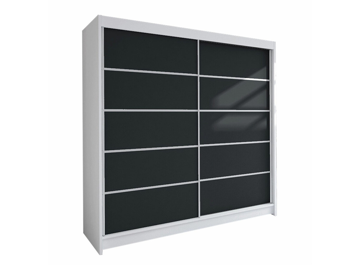 Armoire Closico Cavaris IV (Blanc + Noir)