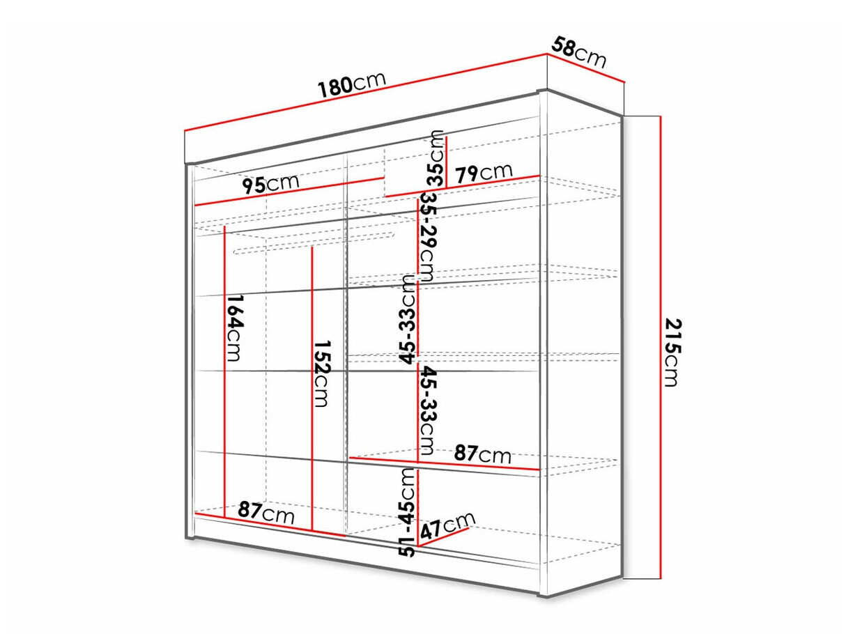 Armoire Closico Cavaris IV (Blanc)