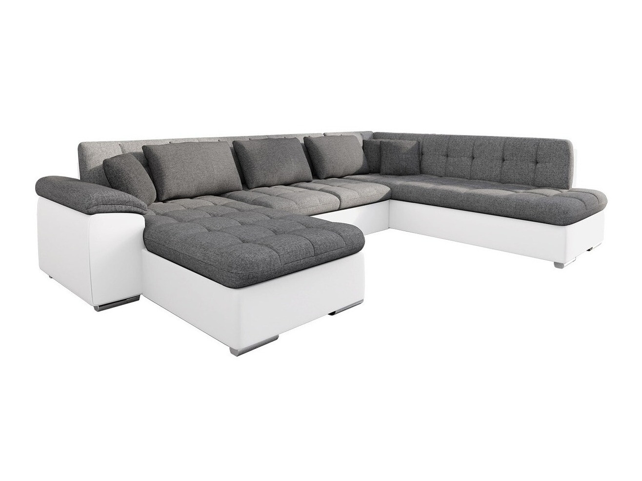 Canapé d'angle Comfivo Gemma III (Soft 017 + Lux 05 + Lux 06)