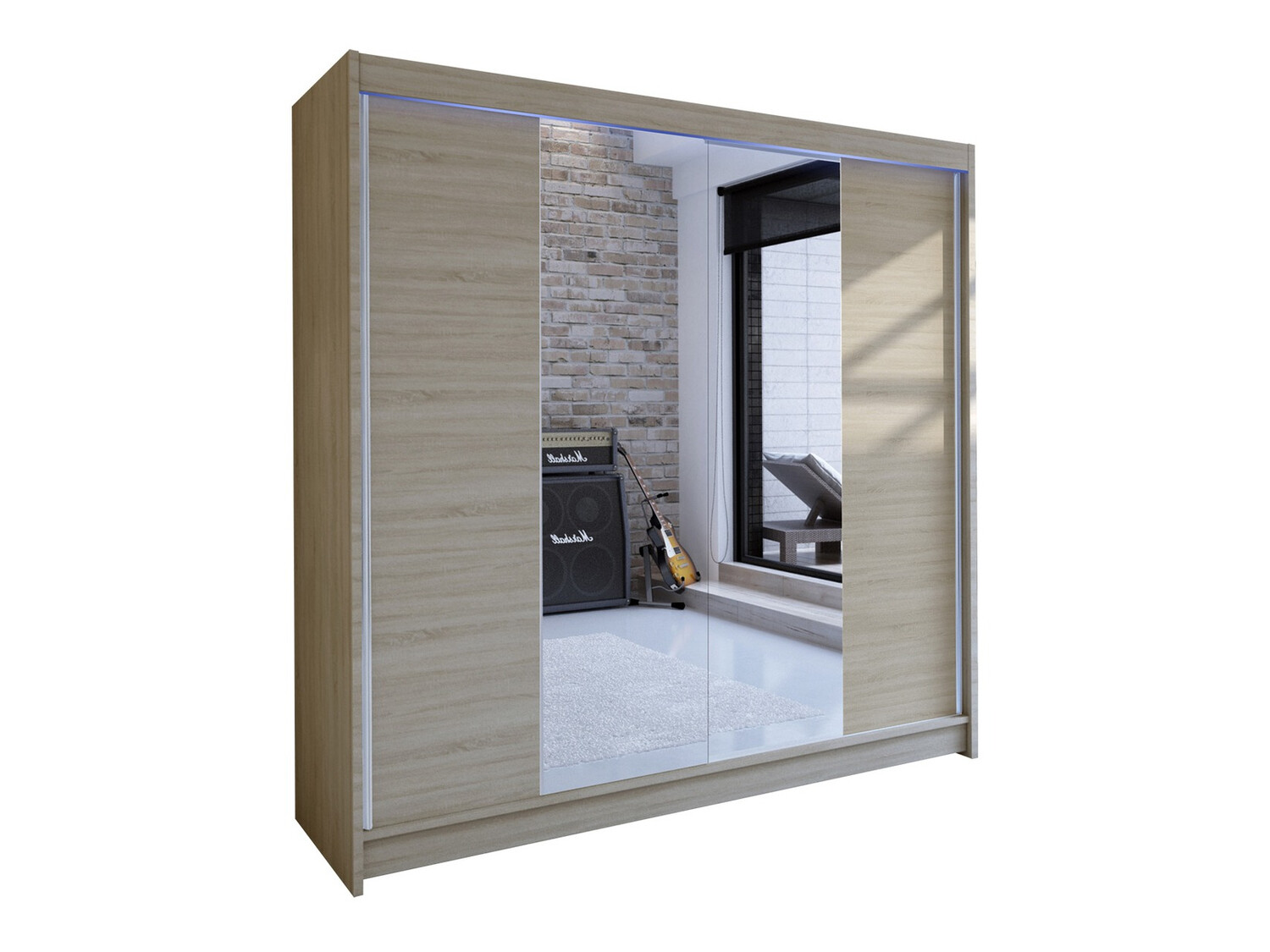 Armoire Closico 138 (Sonoma chêne)