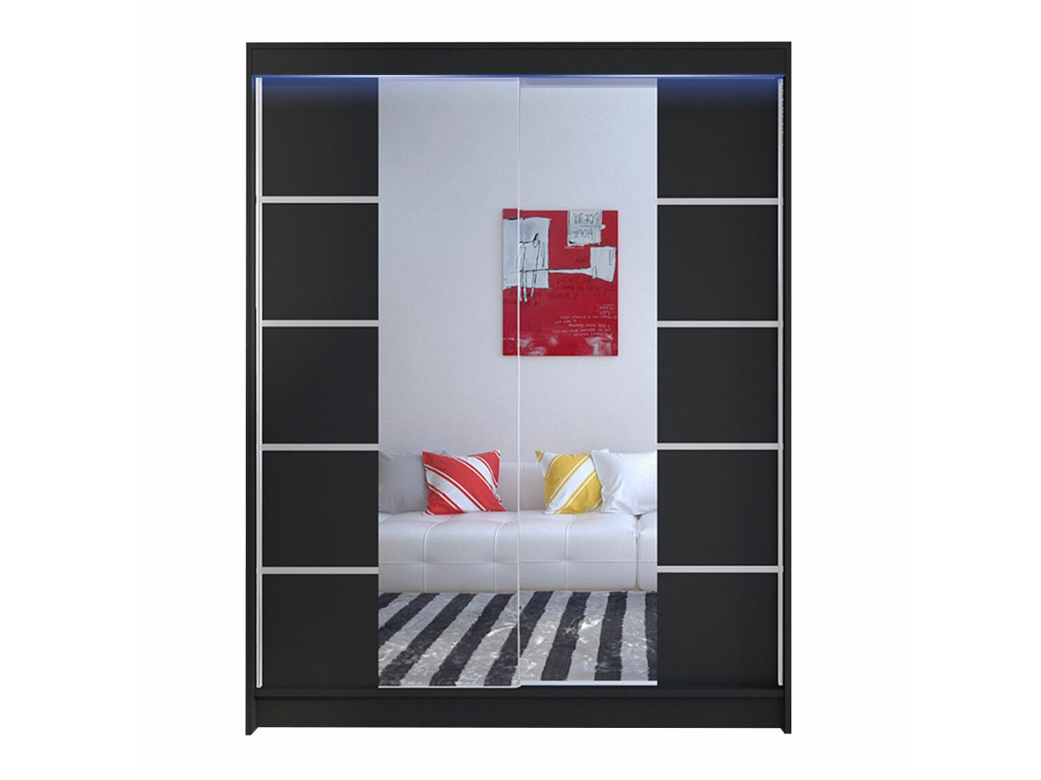 Armoire Closico Vastor V (Noir)