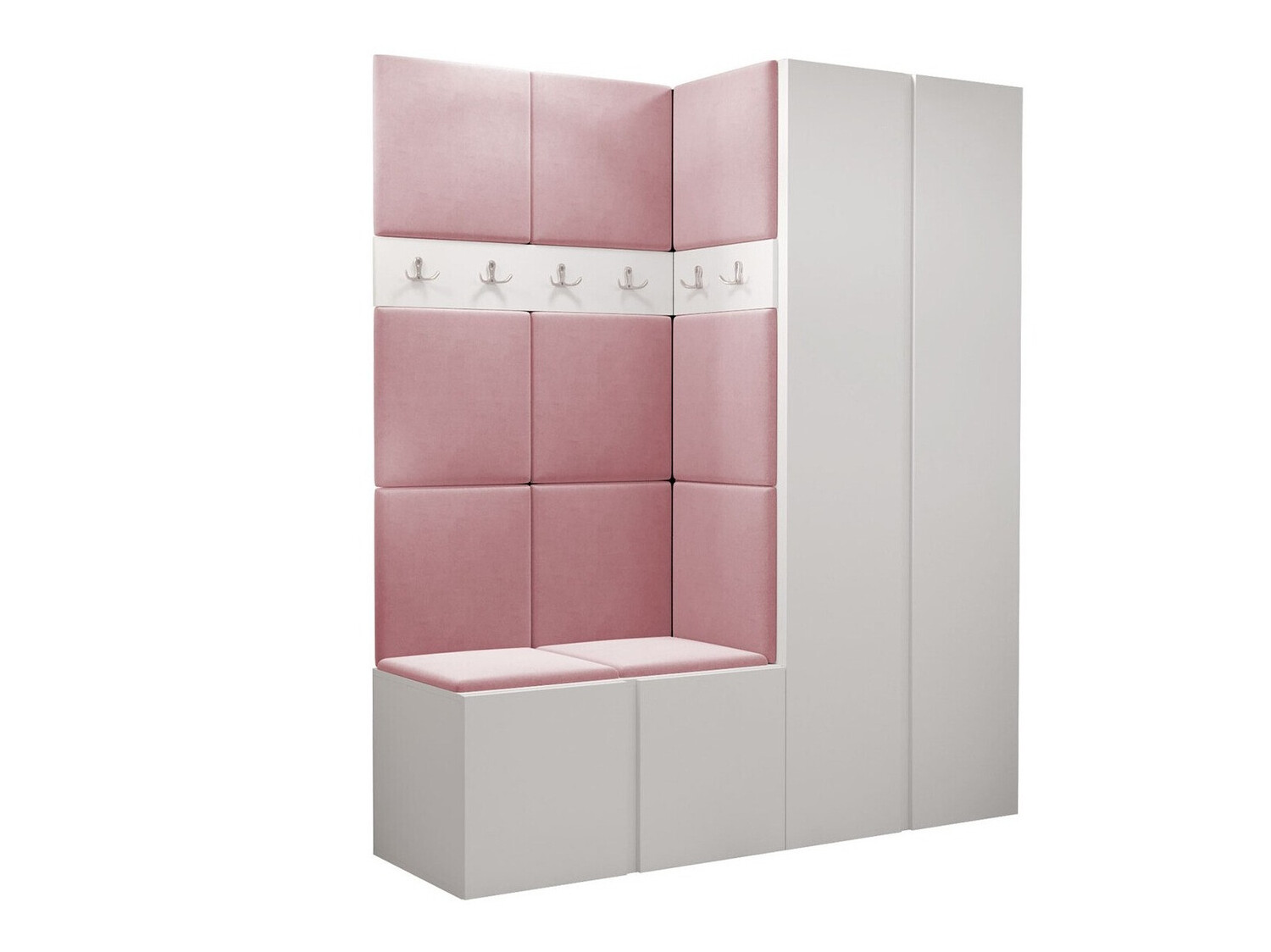 Meuble d'entrée Pinis III (Blanc)