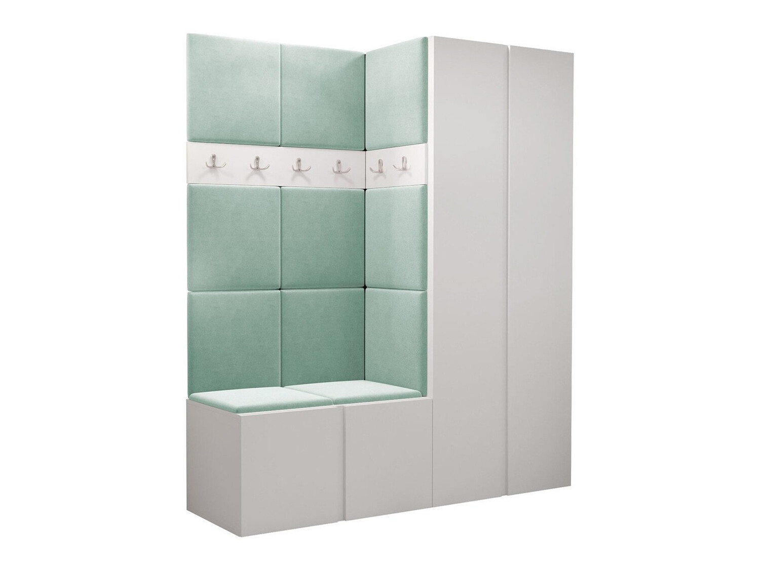 Meuble d'entrée Pinis III (Blanc)