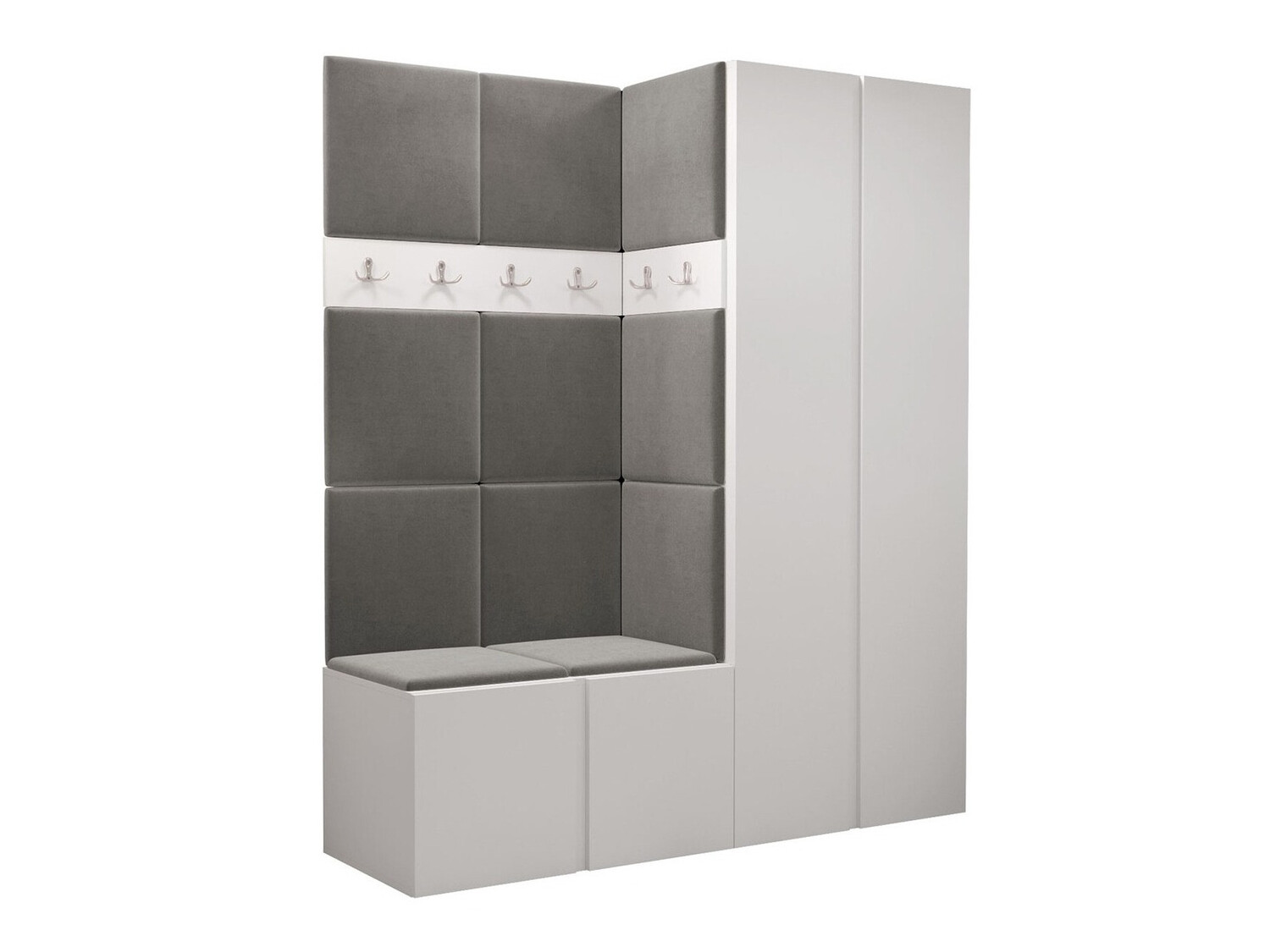 Meuble d'entrée Pinis III (Blanc)